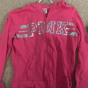 victoria secret pink zip up